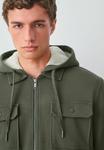 Куртка Next HOODED FIT, Khaki Green/Green - фото 3