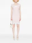 Твидовое платье мини BALMAIN, розовый - фото 2