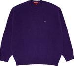 Свитер Supreme Bouclé Small Box 'Purple', фиолетовый - фото
