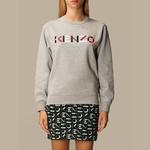 Свитер embroidery logo round-neck swea gray Kenzo, серый - фото 4