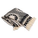 Плед Soleil Throw Justina Blakeney, слоновая кость/кремовый - фото