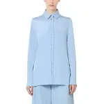 Рубашка на пуговицах MaxMara, синий - фото 2