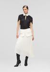 Юбка KARL LAGERFELD KARL STUDIO BLAZER SKIRT, White - фото 4