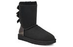 Ботинки зимние UGG Bailey Bow Glitz, черный - фото 4