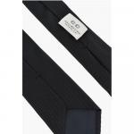 CC COLLECTION Жаккардовый шелковый галстук Corneliani, черный - фото 3