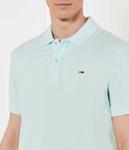 Рубашка поло Slim fit Tommy Jeans, бирюзовый - фото 4