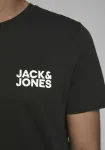 Футболка Jack & Jones "CORP LOGO TEE" с логотипом, черный - фото 4