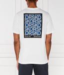 Футболка с сетчатым рисунком Oversize fit Michael Kors, белый - фото 4