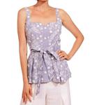 Топ Sawyer в цвете Cassis Bloom EVA FRANCO - фото