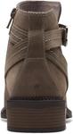 Женские ботильоны Clarks Maye с ремешком, Dark Taupe Leather - фото 7