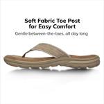 Мужские сандалии Skechers Relaxed Fit Supreme Bosnia, Tan - фото 3