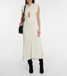 Платье-миди из крепа Rabea Isabel Marant, белый - фото 2