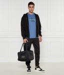 Толстовка мужская Calvin Klein Jeans свободного кроя на молнии, черный - фото 2