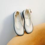 Туфли Мэри Джейн женские розовые/белые Charles&Keith - фото 5