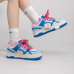 Кроссовки Feiyue Skateboarding Shoes Women's Low-top Blue/m, синий - фото 8