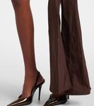 Мини-платье с бантом и пайетками Rotate, Chicory Coffee - фото 6