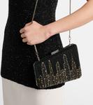 Клатч Carmella NYC Skyline с бисером Staud, Nyc Skyline - фото 2