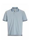 Поло Jack & Jones PREMIUM Polo shirt, Ashley Blue/Mottled Light Blue - фото 7