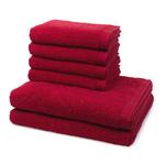 Superwuschel Набор полотенец Möve (6 шт), 50x1x100 см цвет ruby - фото