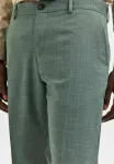 Slhslimoasis trs noos trousers Selected, Light Green Melange - фото 4