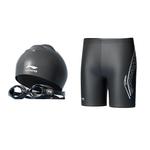 Li Ning ПОДКЛАДКА Мужские шорты для плавания, Черный - фото 6