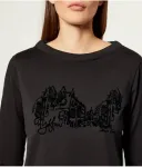 Блуза loose fit Marc Cain, черный - фото 4