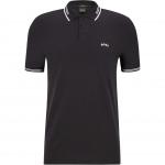 HUGO BOSS Поло SS22 мужское черное - фото