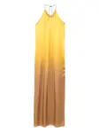 Макси-платье Дерута MAX MARA, желтый - фото