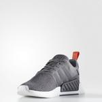 Кроссовки Adidas NMD_R2 'Grey Harvest', серый - фото 3
