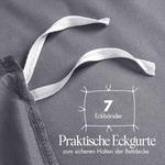 Комплект постельного белья Utopia Bedding, 2 предмета, 140x200/65x65 см, серый - фото 7