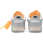 Кроссовки Nike Off-White x Dunk Low 'Lot 09 of 50', белый - фото 6