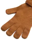 Кашемировые перчатки в рубчик WOOLRICH, коричневый - фото 2