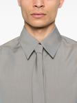 Рубашка с завязками Jil Sander, серый - фото 5