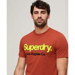Футболка с коротким рукавом Superdry Core Logo Classic Washed, оранжевый - фото 3