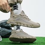 Кроссовки Binary Lifestyle Shoes Men Low-top Black, бежевый - фото 12