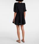 Мини-платье Saint-Tropez с вышивкой ришелье Heidi Klein, Blk-Blk - фото 3