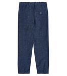 Льняные брюки Il Gufo, синий - фото 3