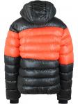 Стеганая куртка Peak Mountain Winterjacke, цвет Schwarz/Orange - фото 2