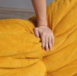 Бескаркасное кресло B-001 Togo, 90x101x75, желтый - фото 3