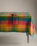 Скатерть Zara Home Multicoloured Check Linen, мультиколор - фото 2