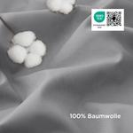 Комплект постельного белья Bedsure, 3 предмета, 220х240/80x80 см, серый - фото 3