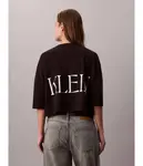 Футболка Cropped fit Calvin Klein Jeans, черный - фото 3