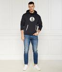 Толстовка мужская Emporio Armani Regular Fit, синий / белый - фото 2