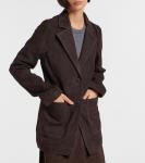 Замшевый блейзер Róhe, Dark Chocolate - фото 6