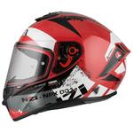 Шлем полнолицевой Nzi Trendy, красный - фото