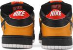 Кроссовки Nike Dunk Low Pro SB, черно-оранжевый - фото 7