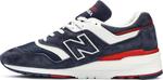 Кроссовки New Balance 997, темно-синий/красный/белый - фото 4