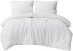 Комплект постельного белья RUIKASI, 3 предмета, 200х220/80x80, белый - фото
