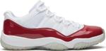 Кроссовки Air Jordan 11 Retro Low Cherry 2016, белый - фото