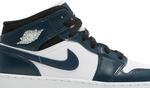 Кроссовки Air Jordan 1 Mid GS Armory Navy, синий - фото 2